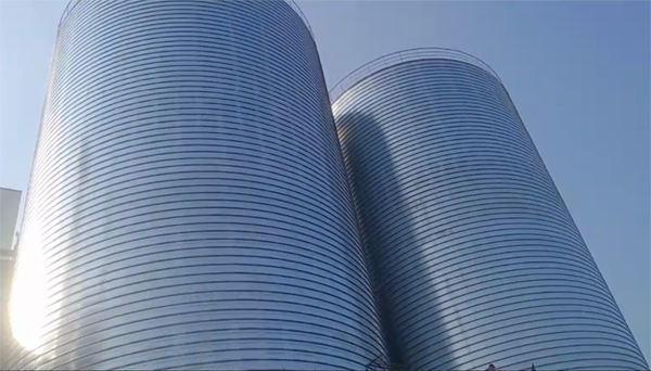 九原2座混凝土高架卷板仓